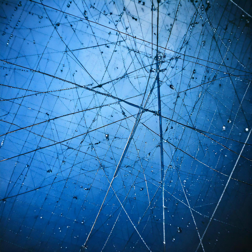 Photo de l'intérieur d'un verre feuilleté